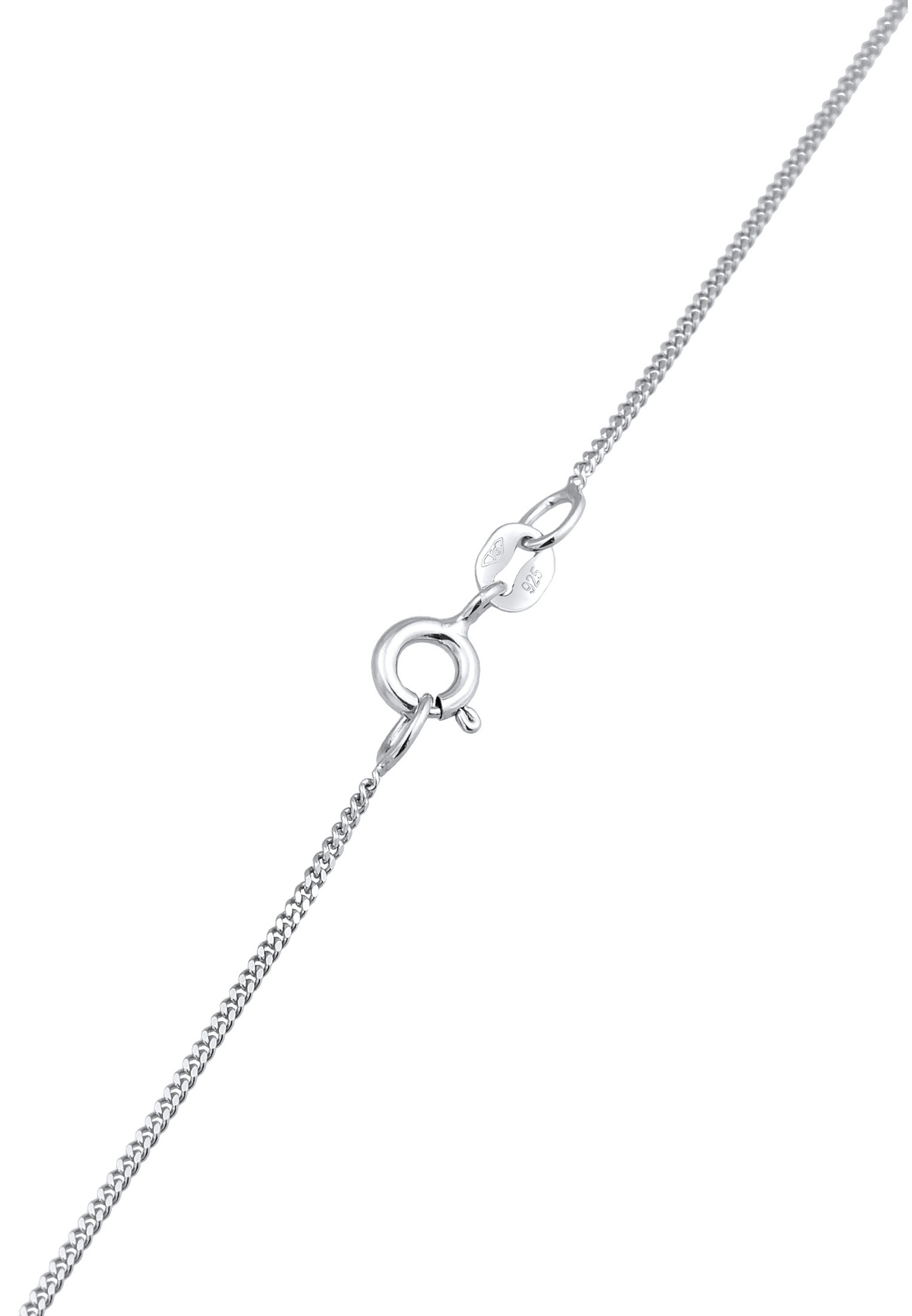 Elli Femmes pendentif plaquette set clous d'oreilles en argent sterling 925
