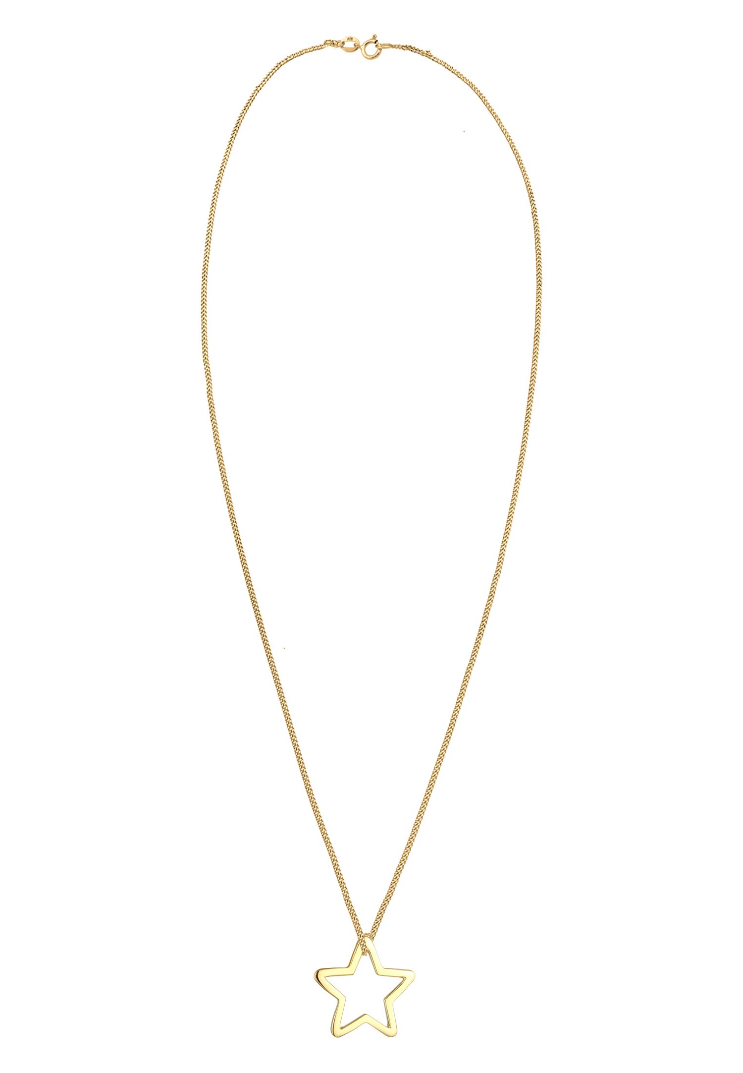 Elli Femme Pendentif d'Étoile en Filigrane Argent Sterling 925