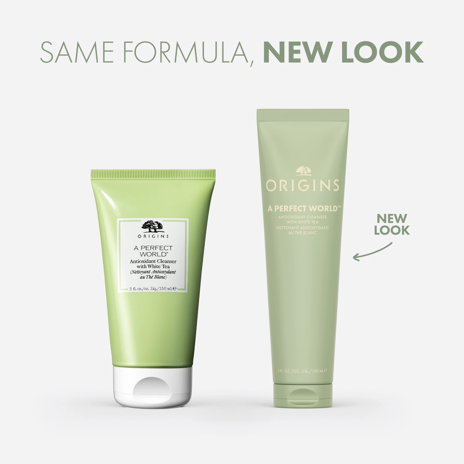 Perfect World antioxidáns arctisztító fehér teával 150 ml - Origins