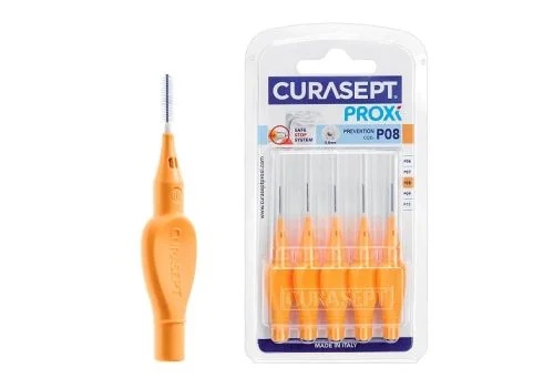 CURASEPT Curasept Proxi P08 0,8 mm lichtoranje 6 interdentale borsteltjes