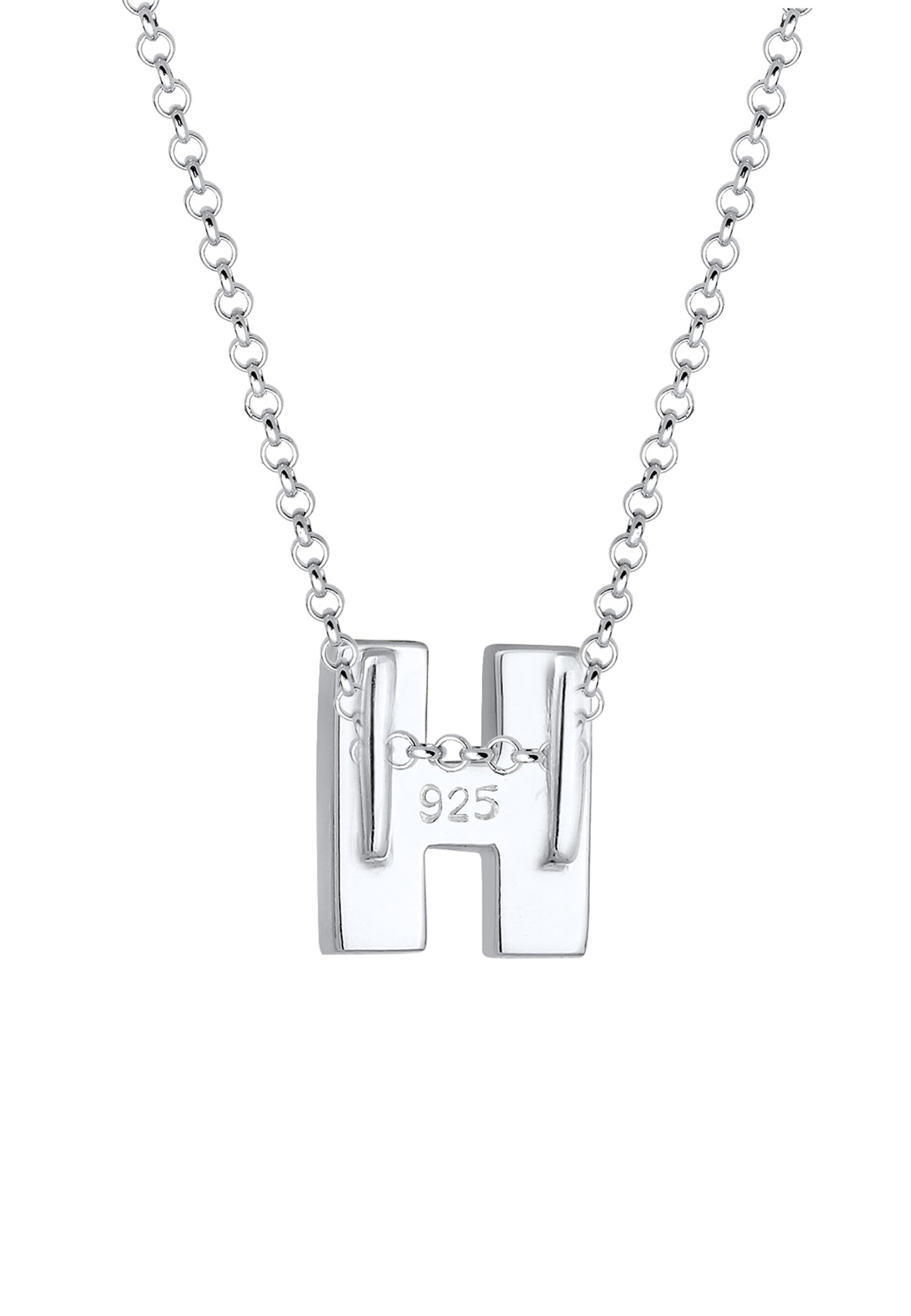 Elli Femme Pendentif Lettre H Initiale - (925/1000) Argent