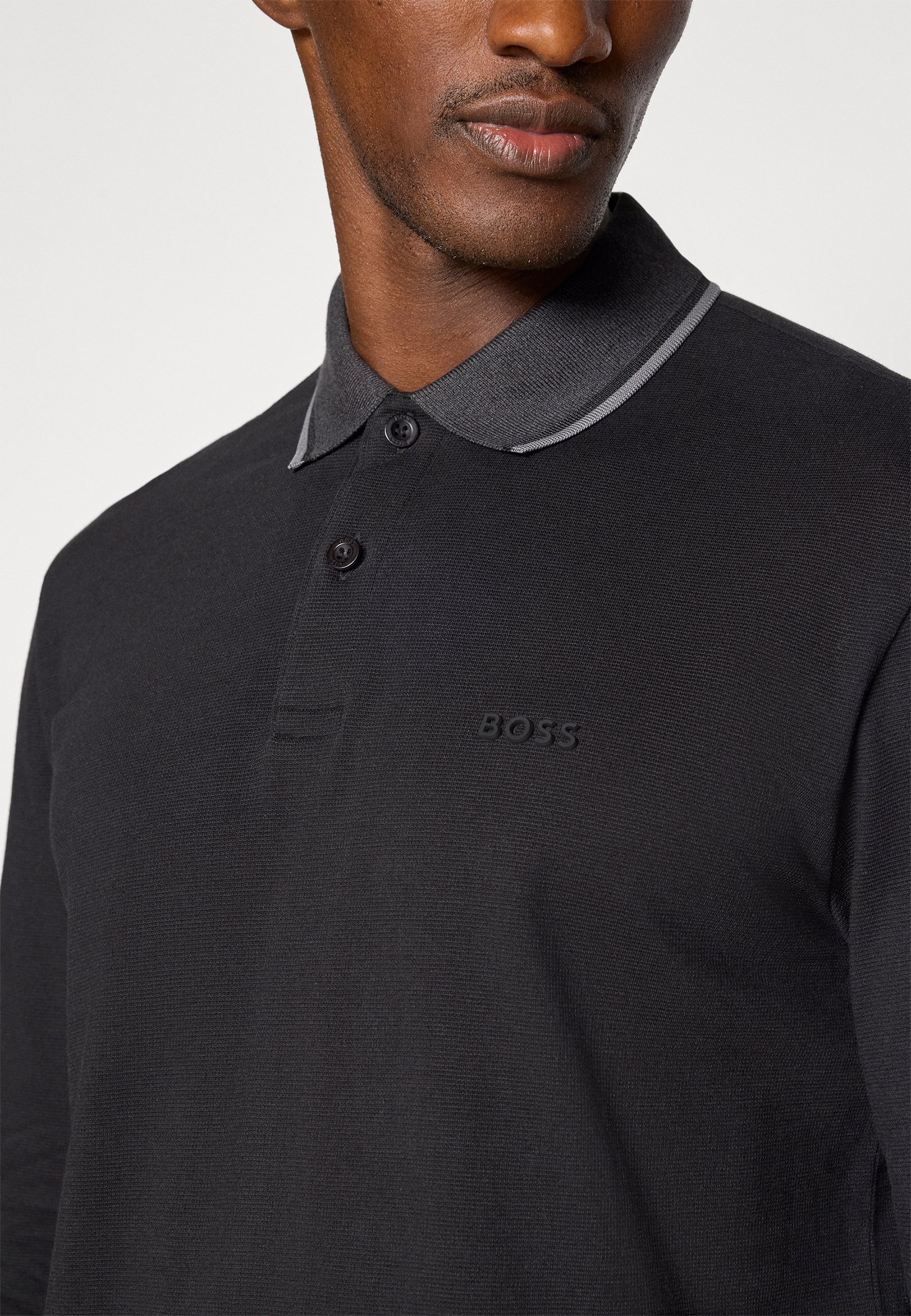 BOSS PLEATS - Pikeepaita - black