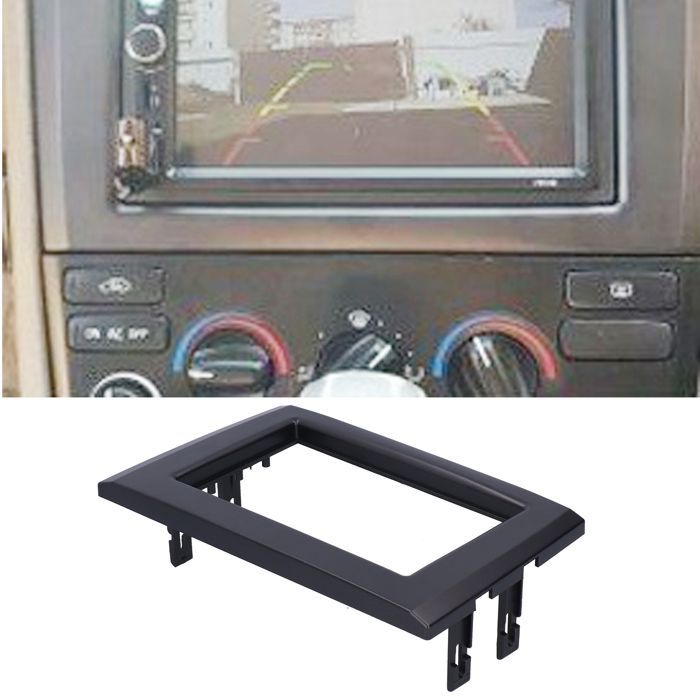 SURENHAP 2Din Panel de navegación con control central DVD, marco interior para motocicleta, estéreo, radio y panel de navegación