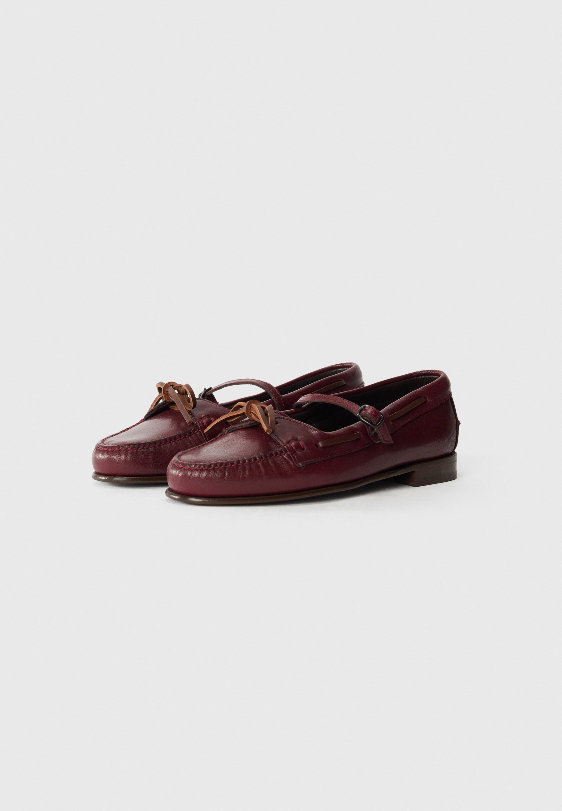 Hereu LOREA SUPPLE SHINY - Slip-ons - burgundy