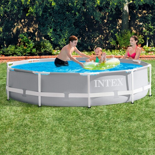 Intex Prism Frame apvalus antžeminis baseinas 305x76 cm su filtro pompa