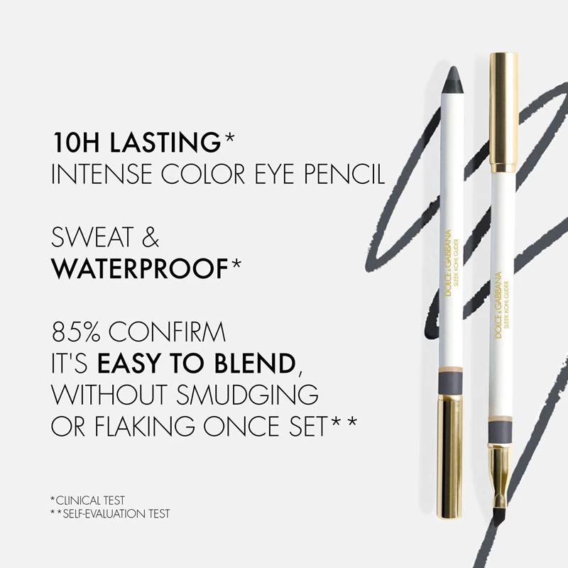 Lápis de olhos Dolce&Gabbana Classic Sleek Kohl Glider com pincel