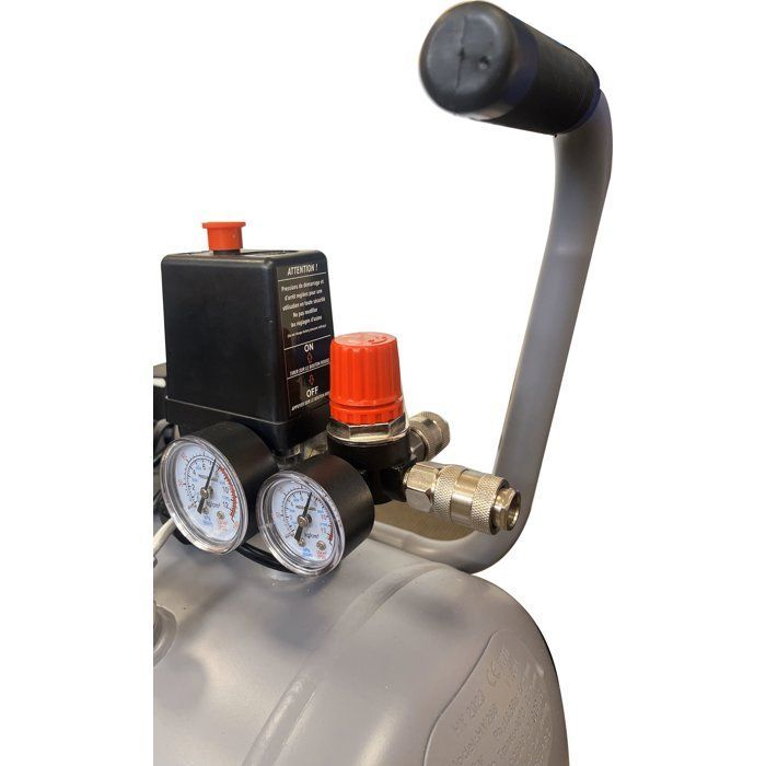Compresor de aire - PRODAIR - Prodair50 - 50L - 2HP - 8 bar - Doble salida + regulador + kit de inflado