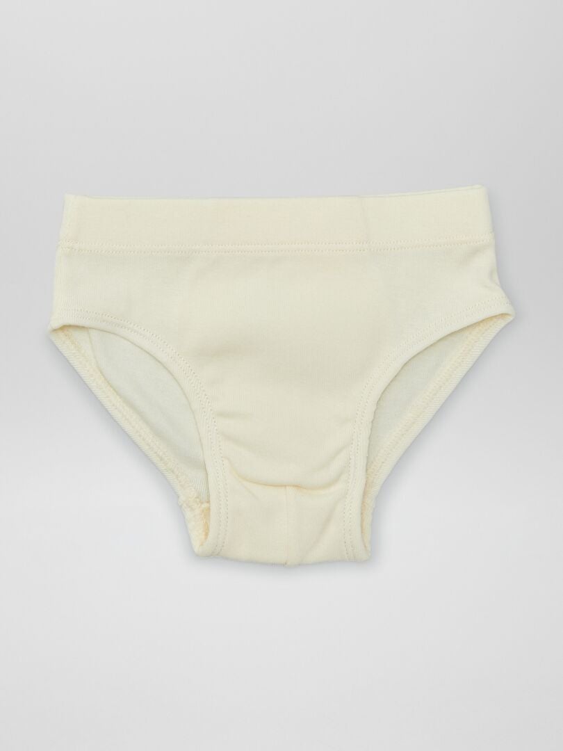 Set van 3 bedrukte slips - WIT