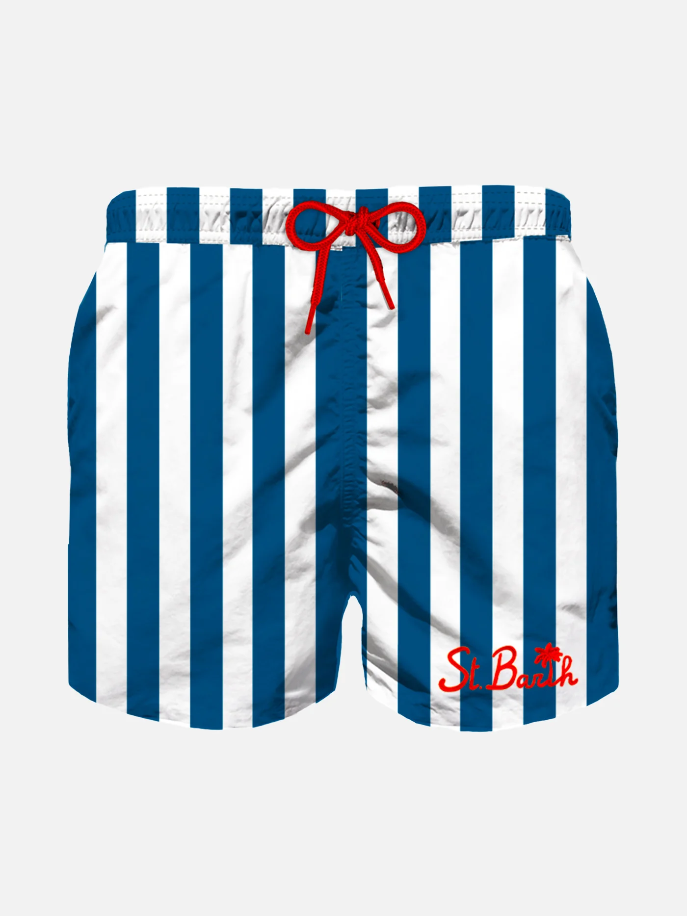 Marineblauwe gestreepte zwemkleding voor jongens
