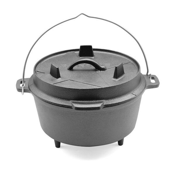 3,7 l jerngryte, med føtter