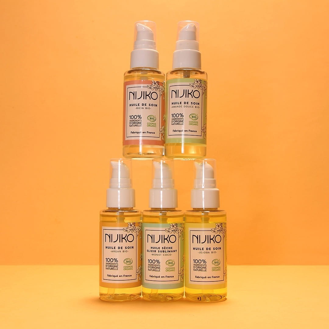 NIJIKO Huile de Soin Bio Multi-usages au Ricin