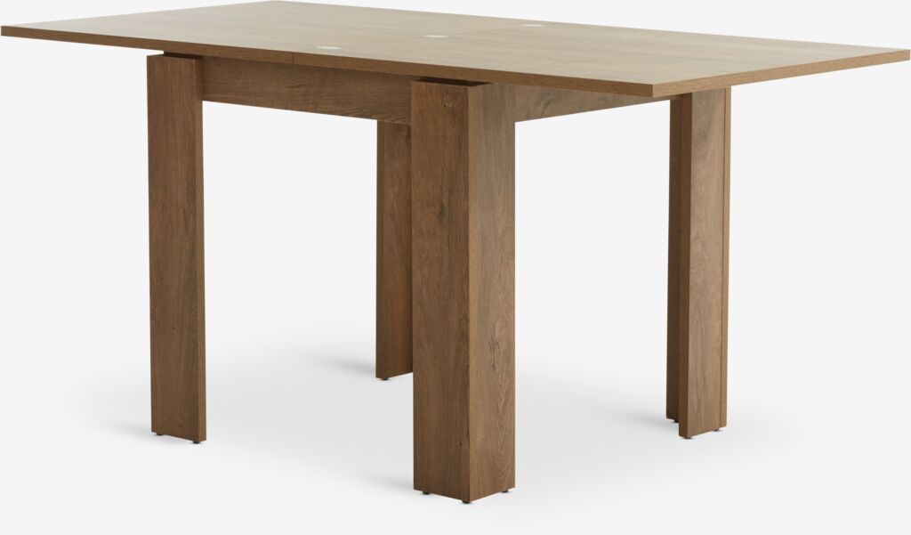 Трпезаријски сто VEDDE VEDDE 80x80/160 у боји дивљег храста