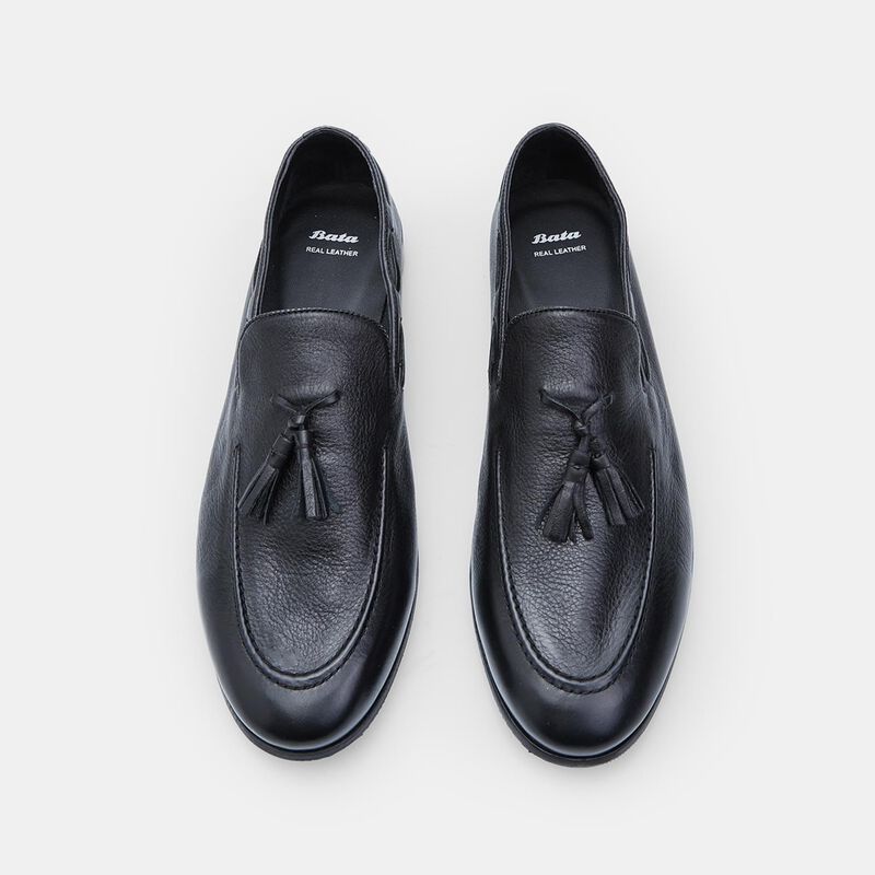 BATA Eleganckie skórzane mokasyny męskie