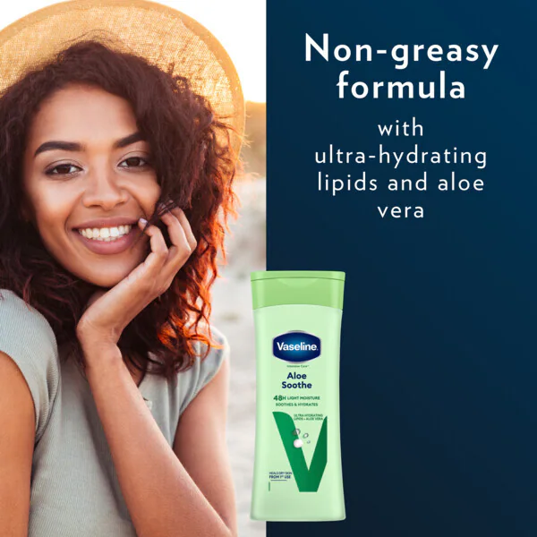 Vaseline Intensive Care Lozione Corpo Aloe Lenitiva 400ml