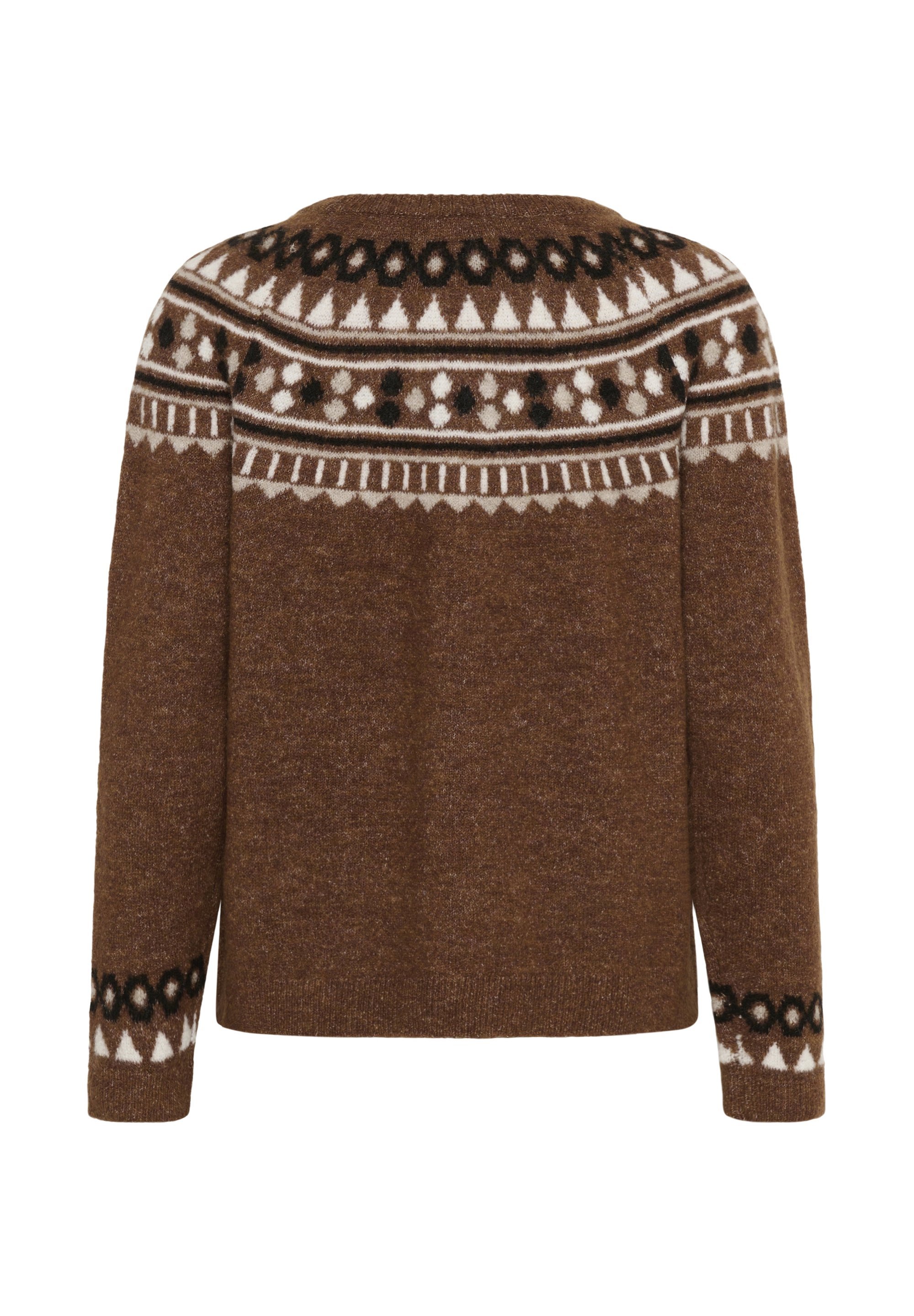 Crème KERRIE - Jumper - voskleurige paardenmelange