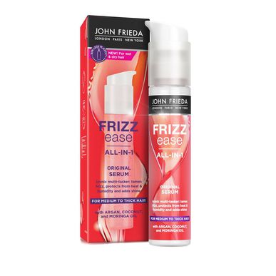 John Frieda Frizz Ease All In 1 Original Serum Fugtgivende og Anti-Frizz Serum til normalt hår 50 ml