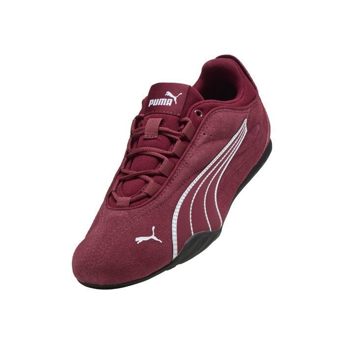 Basket Basse Cuir Puma Catch SD - Rouge Puma Blanc