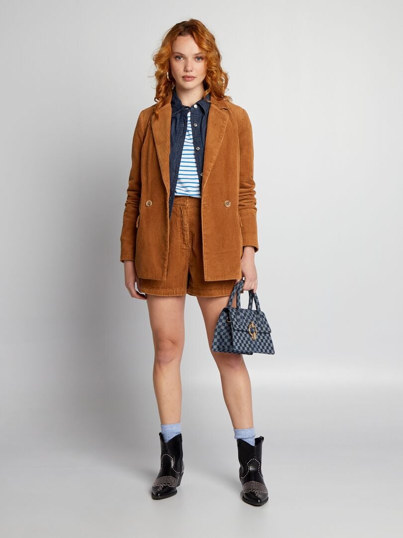 Corduroy shorts - BRUIN
