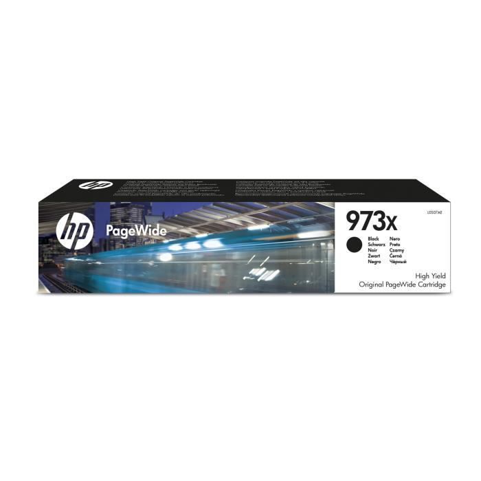HP 973X Genuine High Capacity Black PageWide Ink Cartridge (L0S07AE) for HP PageWide Pro 452/477/552/577