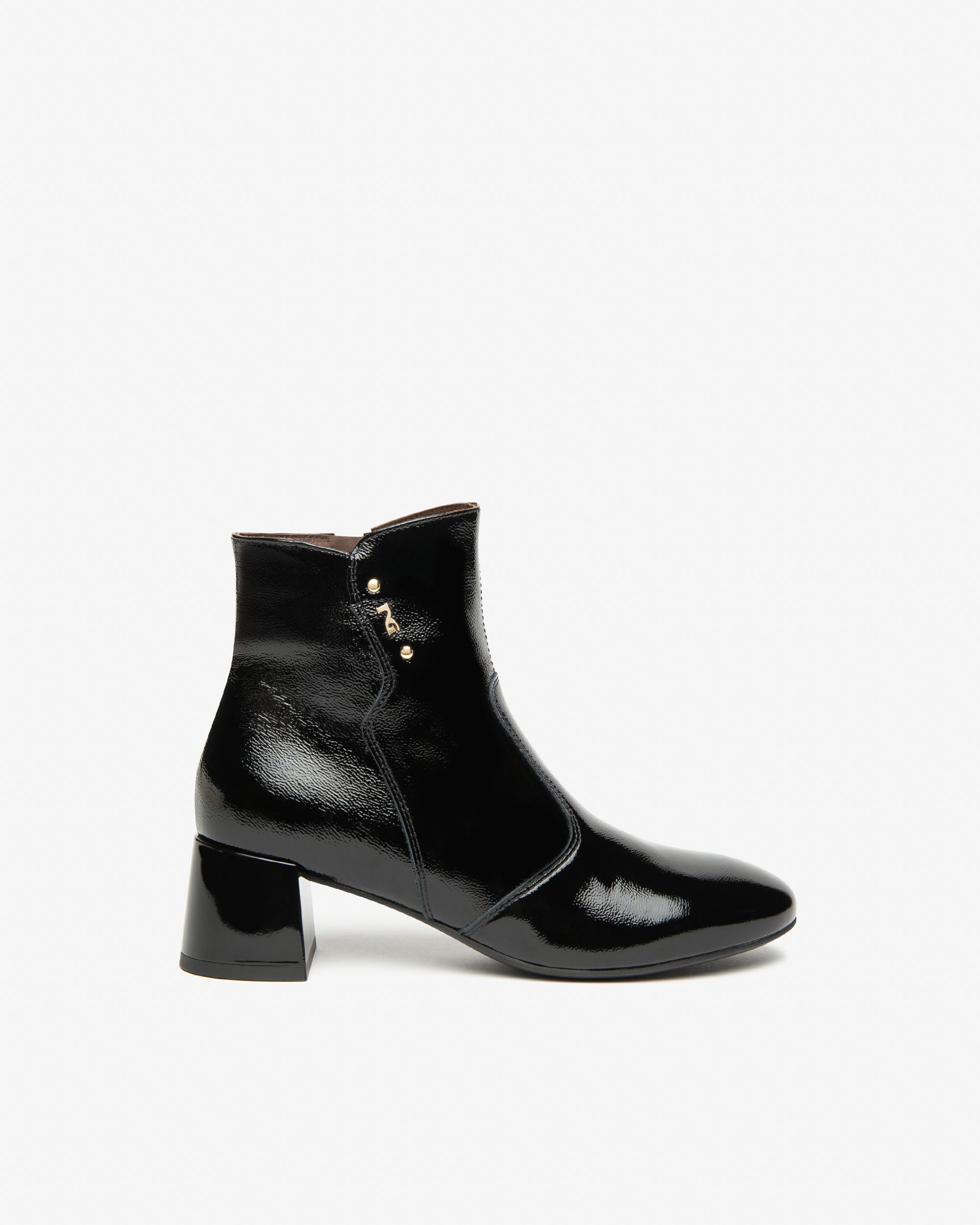  Damen-Ankle-Boots aus Lackleder