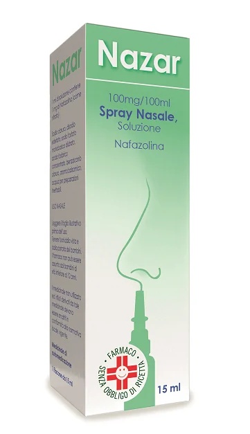 Spray nasal Nazar 15 ml 100 mg 100