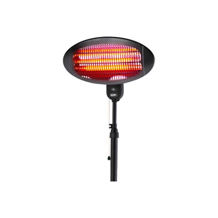 Calefactor de exterior EDM con soporte - 2000W - 07091
