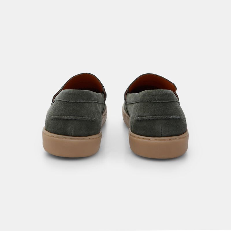 BATA herenloafers van suède