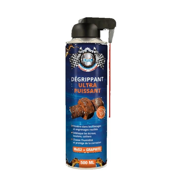 Penetrating oil - Ultra powerful - Loosens nuts, fittings, metal parts - ERC - 500ml