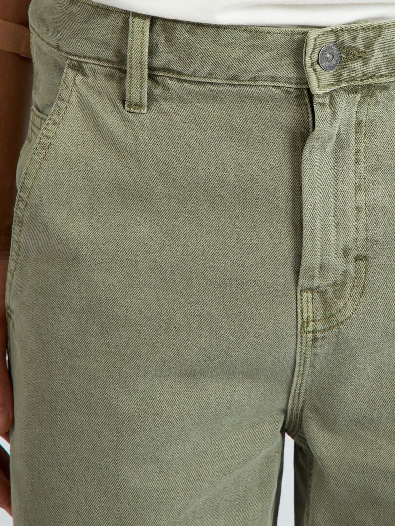 Losse jeans - kaki