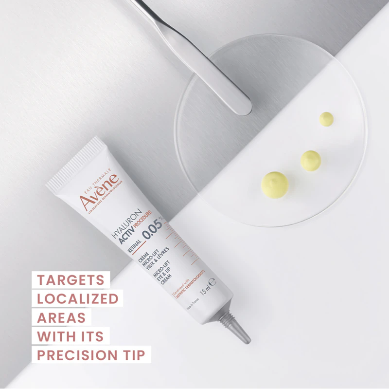 Avène Hyaluron Activ Procedure Micro-Lift Eye & Lip Cream 0.05% Retinal krem liftujący z retinalem