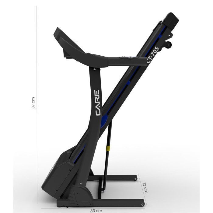 Tapis de course connecté - 16km/h - CARE - CT-705-3 - KINOMAP