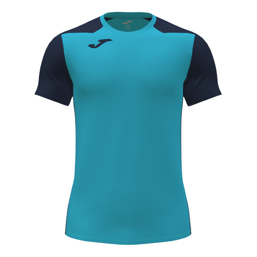 Camiseta Manga Corta Joma Record Ii Turquesa Flúor Marino