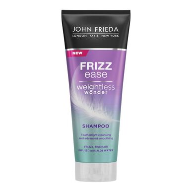 John Frieda Frizz Ease Weightless Wonder Shampoo, Lett sjampo for frizzkontroll, fint hår, 250 ml