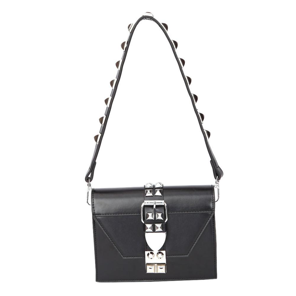 Sac femme en cuir PU, mini sac simple, sac bandoulière à rabat géométrique, sac à bandoulière chaîne unie tendance T