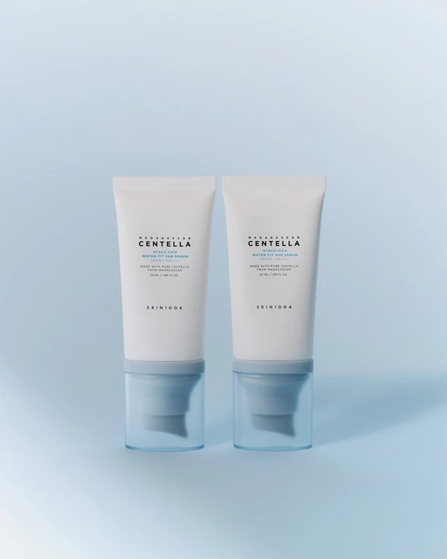 SKIN1004 Madagaskar Centella Hyalu-Cica Water-Fit Sun Serum Dvojbalenie ochranného séra s hydratačným účinkom dvojité balenie