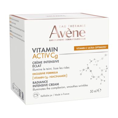 Avène Vitamin Activ Cg Radiance Intensive Cream Dagkräm, Ljusgörande, Anti-rynkor, Vitamin C, 50 ml