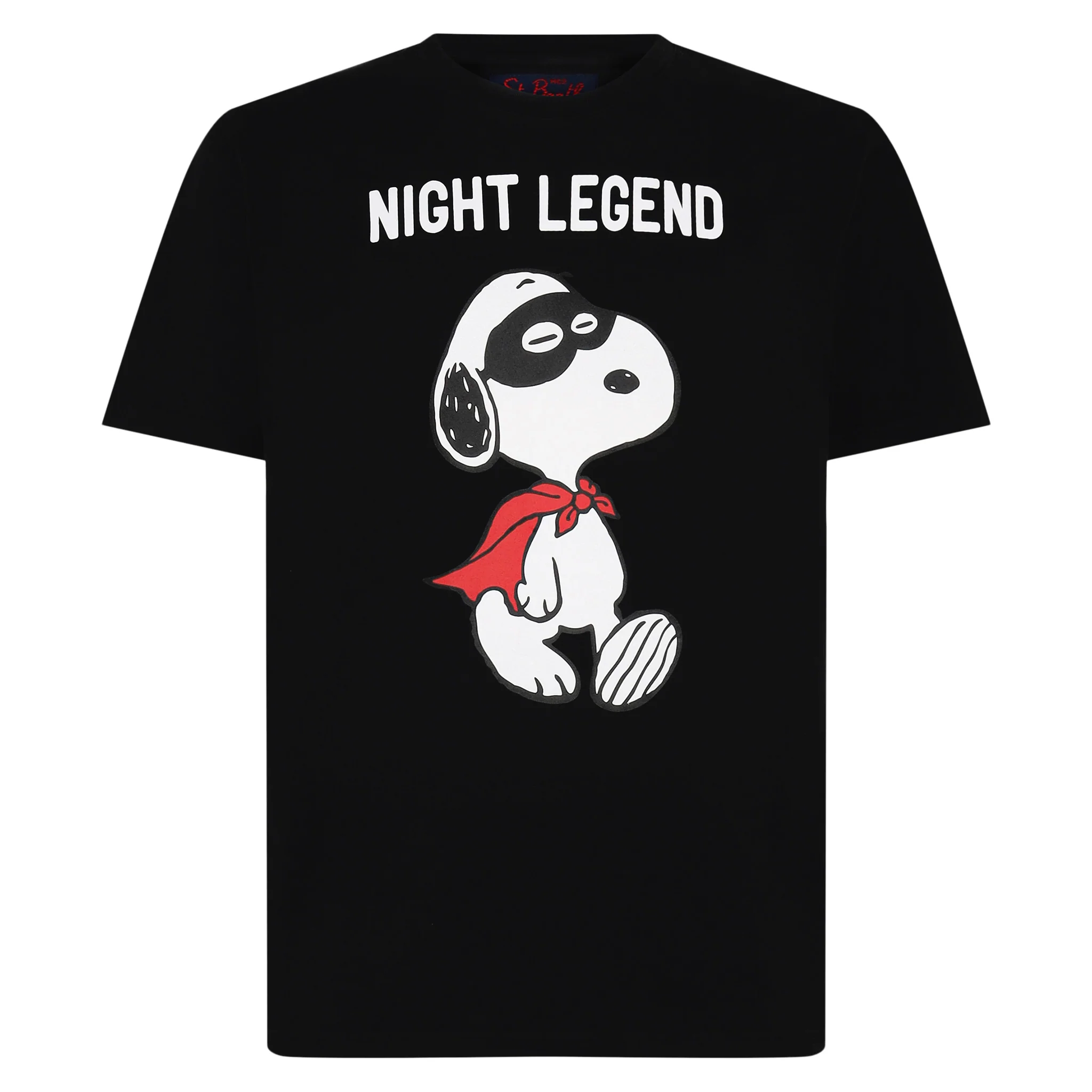 Heren katoenen T-shirt met Snoopy Night Legend-print | SNOOPY - ED