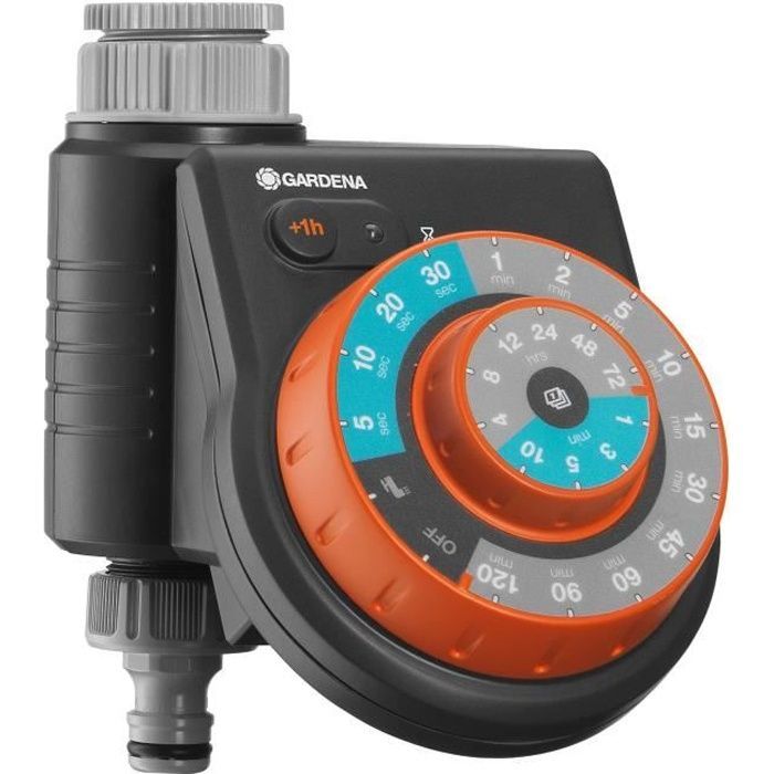 Easy Plus irrigatietimer - GARDENA - Draaiknop - Safe Stop-technologie - Waterbestendig