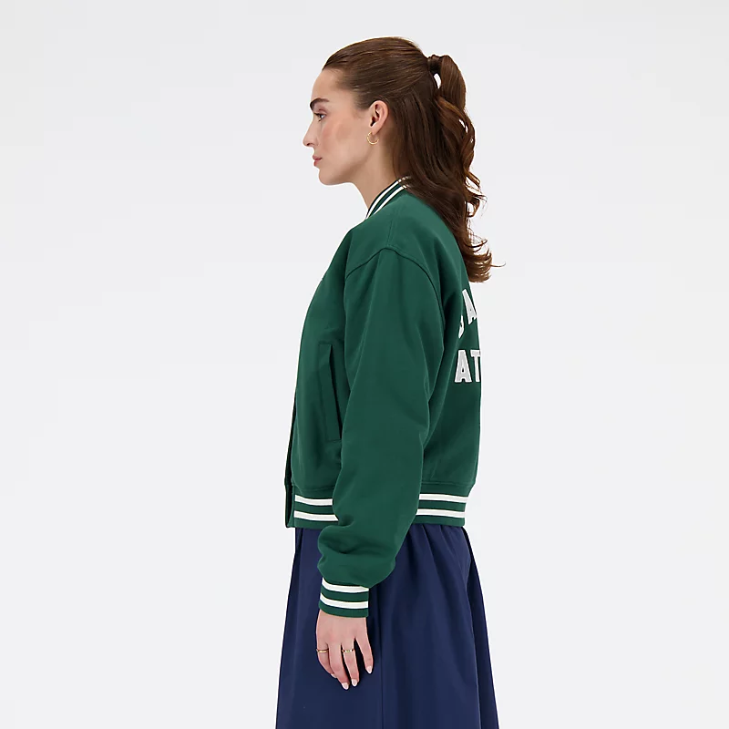 Femme Sportswear Greatest Hits University Jacket - NIGHTWATCH GREEN