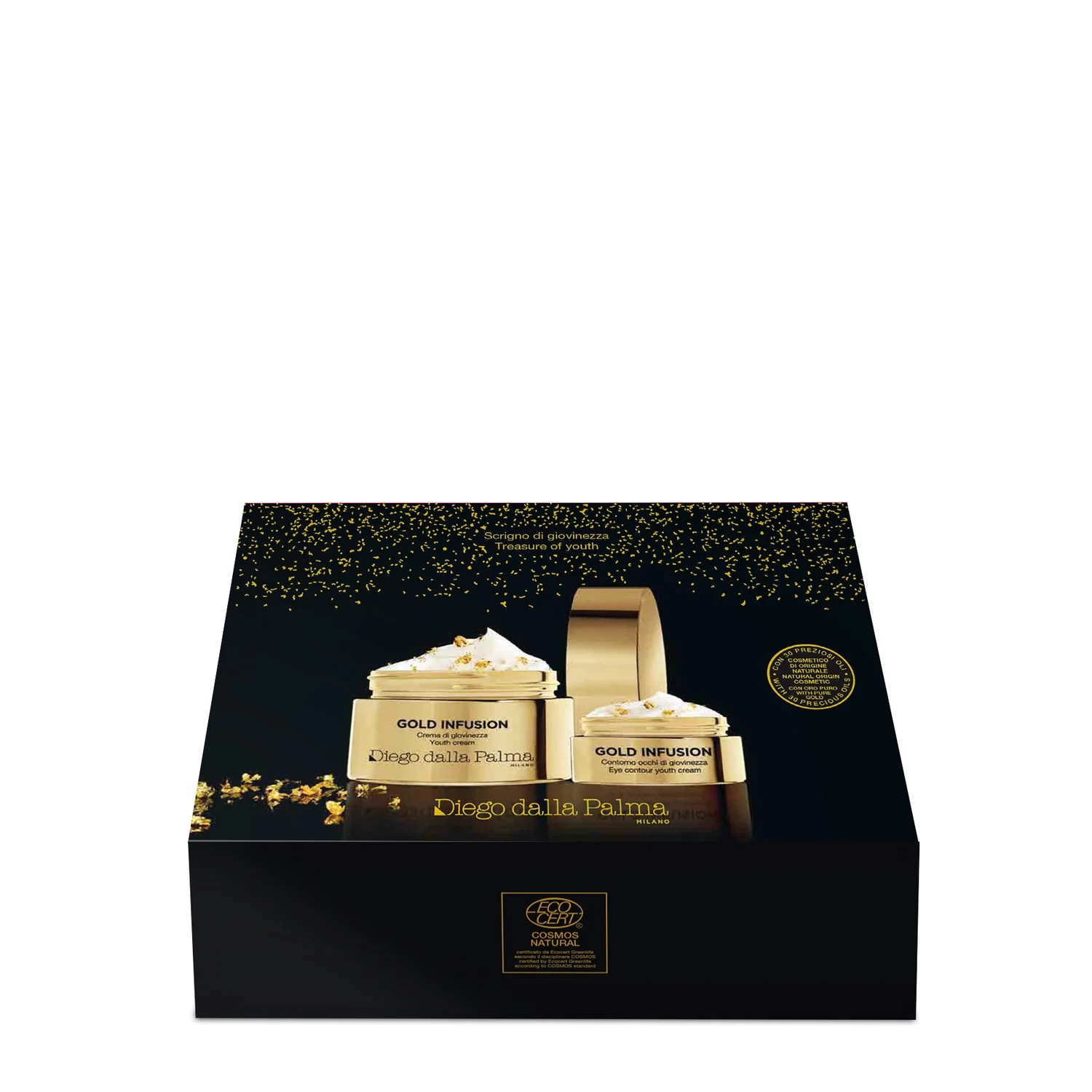Gold Infusion Scrigno di Giovinezza - Cofanetto Antirughe, Contorno occhi antirughe, Tratt.viso 24 ore antirughe