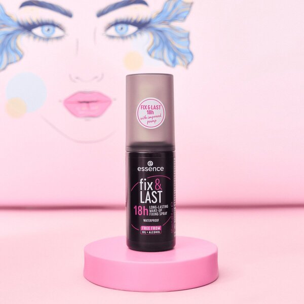 Essence Fix & Last 18H dugotrajni sprej za fiksiranje šminke<br>50ml