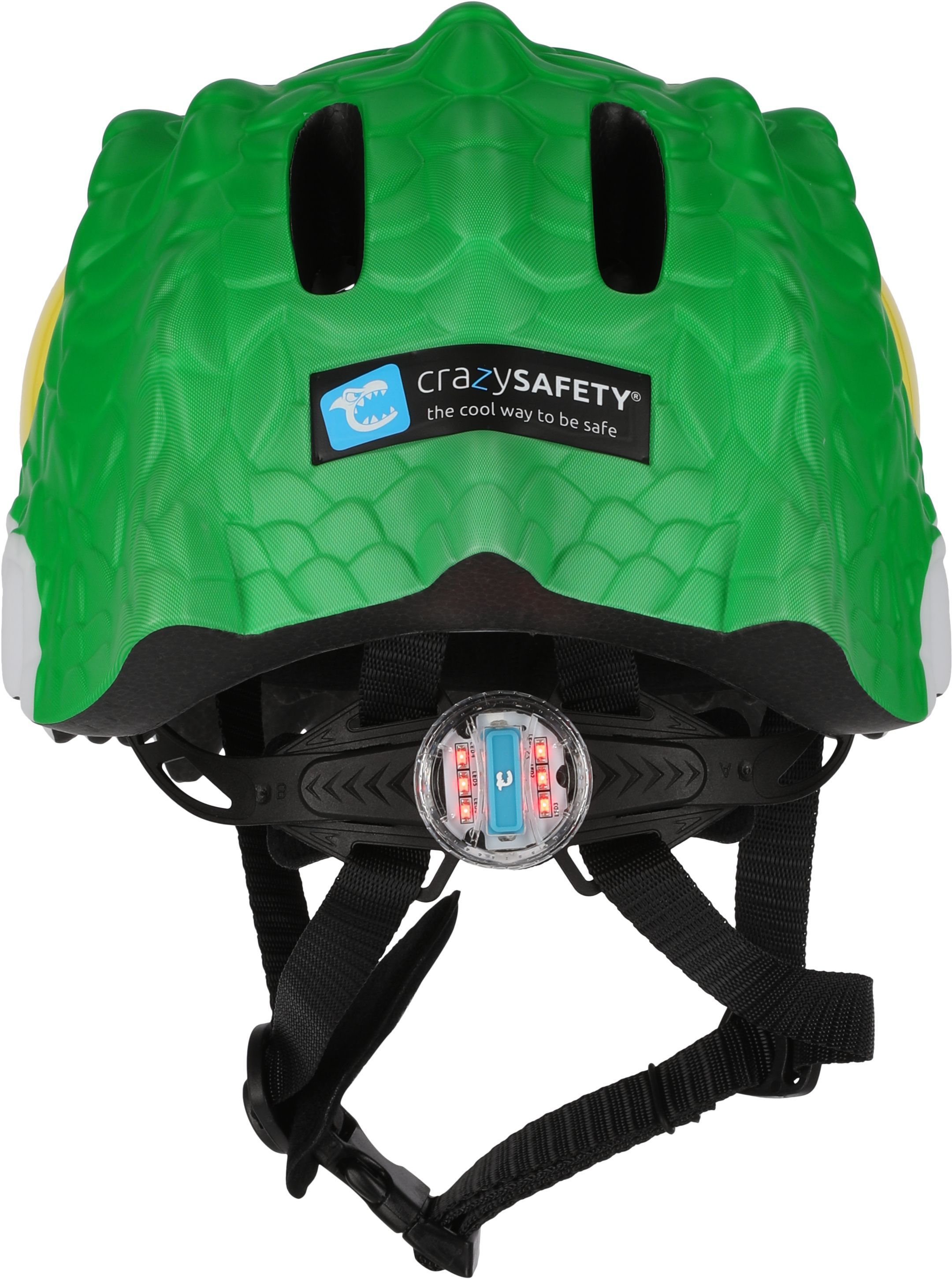Bike Helmet - CRAZY SAFETY - Crocodile - Size S (49-55cm)