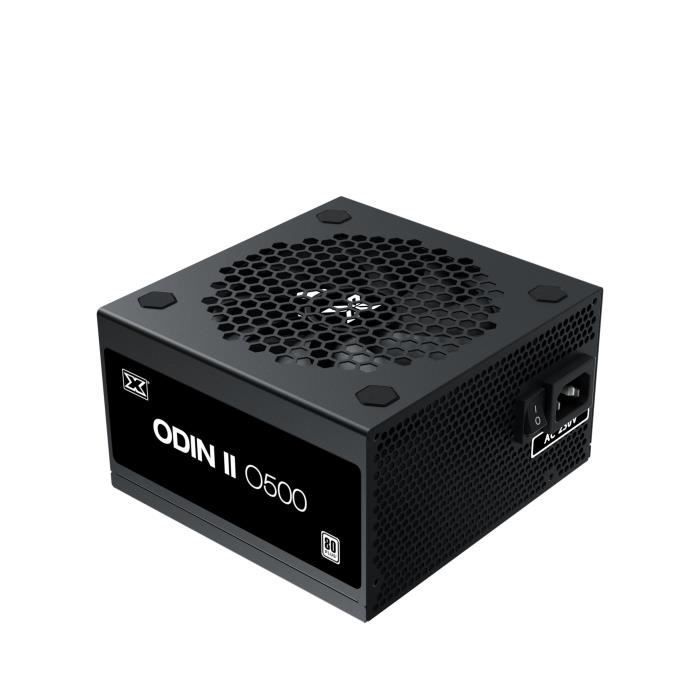 PC Power Supply - XIGMATEK - Odin II O500 - 500W - 80 Plus - Non-Modular - 120mm Fan - Black