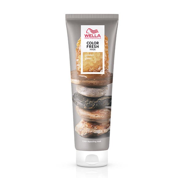 Barevná svěží maska Zlatý lesk | 150 ml
