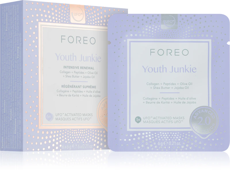 Máscara facial antienvelhecimento FOREO UFO™ Youth Junkie