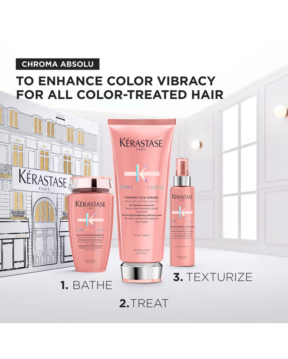 Set de îngrijire a părului KÉRASTASE Chroma Absolu Protective pentru păr vopsit