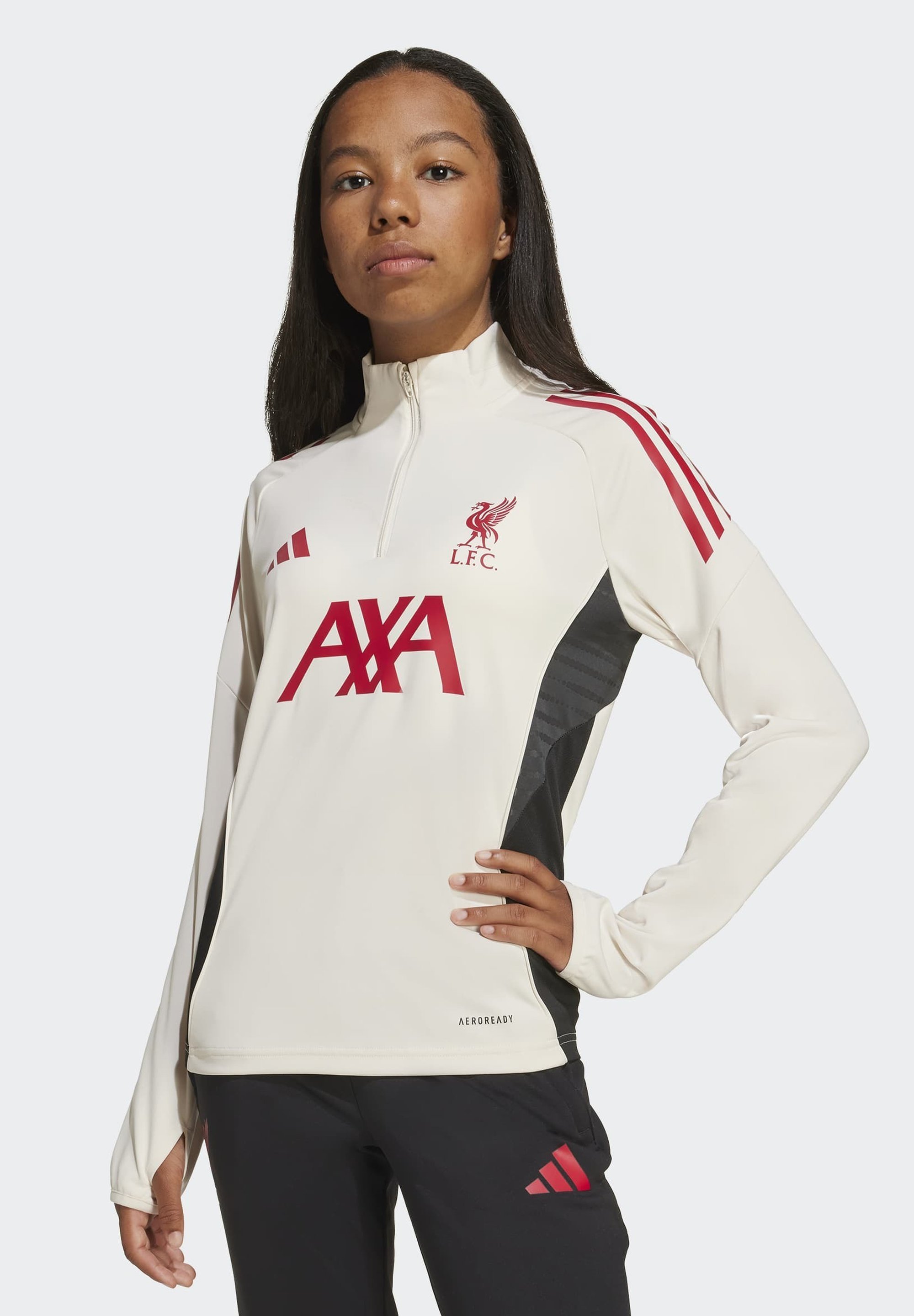 Maglia a maniche lunghe adidas Performance LIVERPOOL - bianca