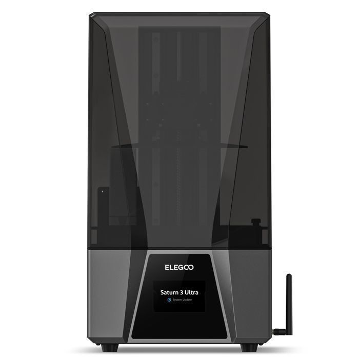 ELEGOO Saturn 3 Ultra MSLA hars 3D-printer met 10-inch 12K monochroom LCD-scherm, groot 3D-printformaat