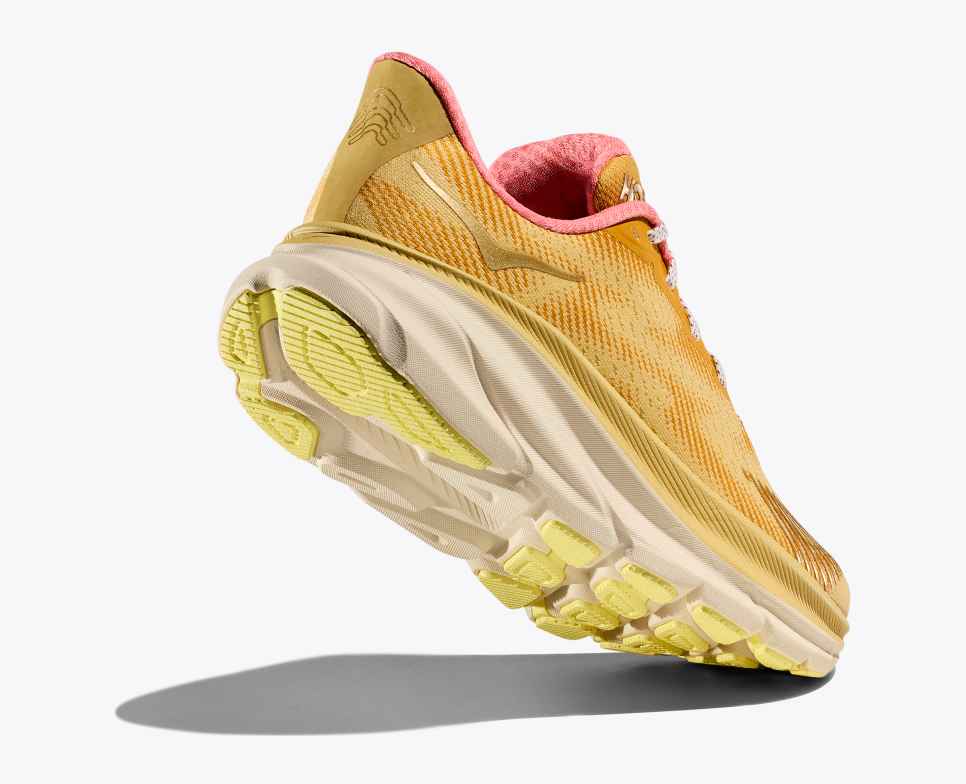 HOKA Stealth/Tech Clifton 9 GORE-TEX Varsity Yellow / Vanilla