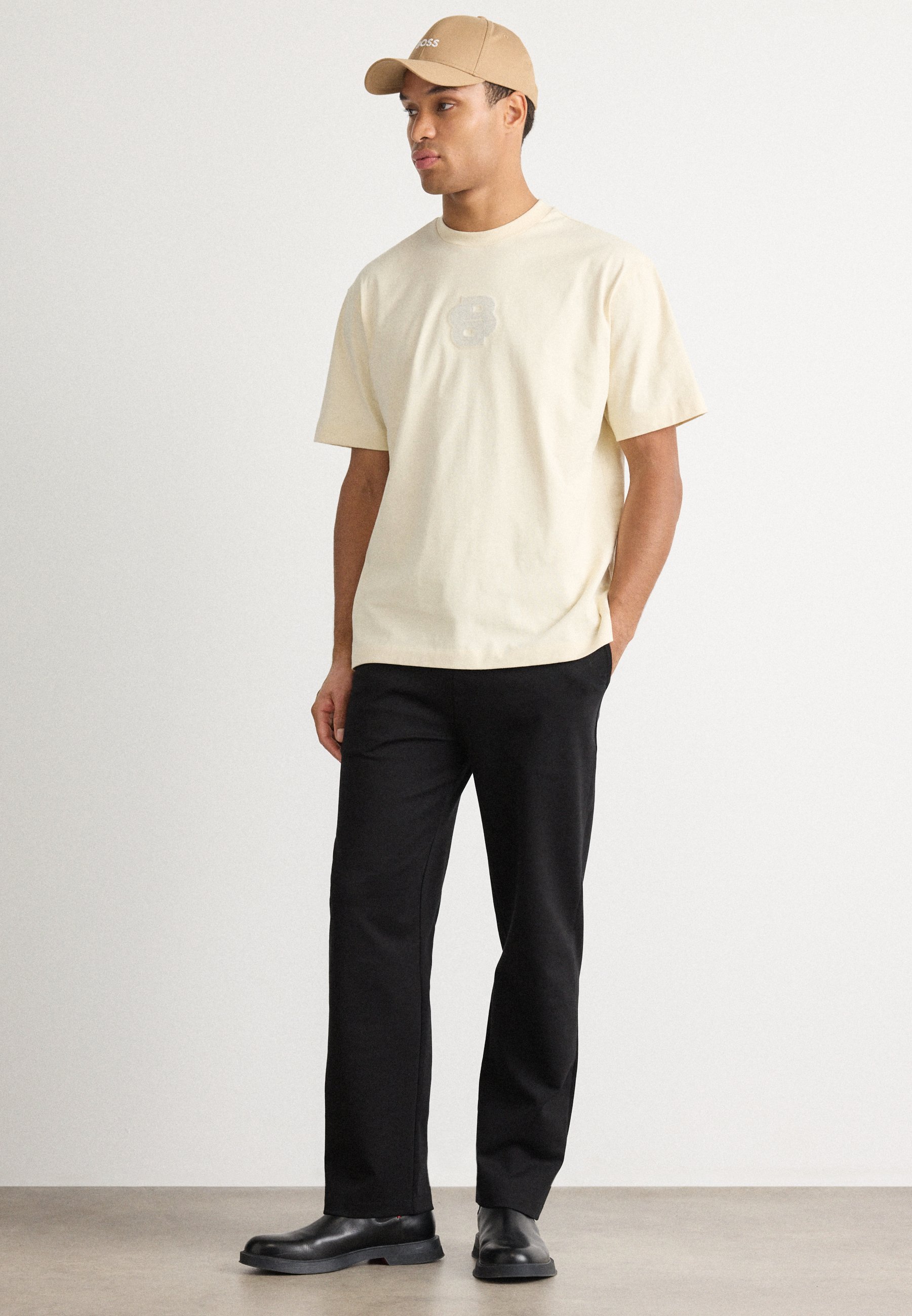BOSS TAMES - Základné tričko - biele